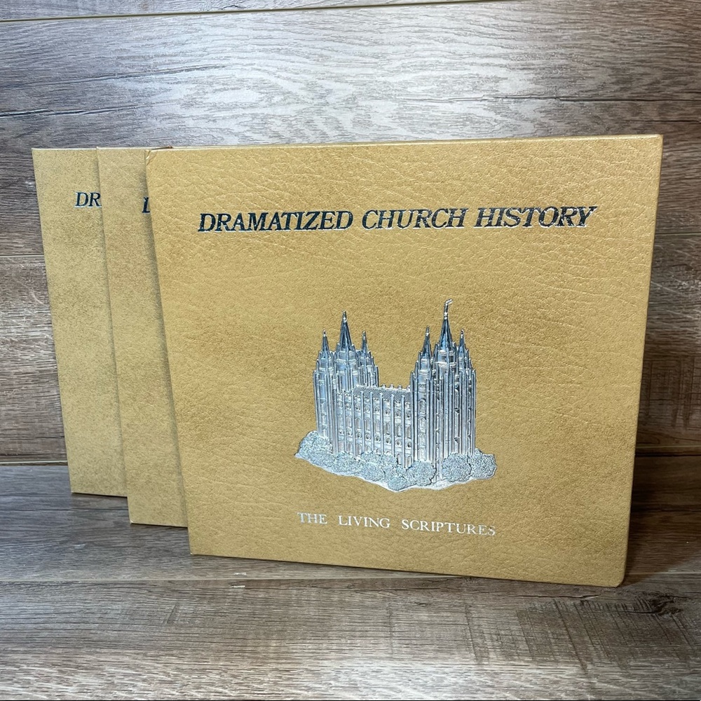 Vintage Mormon LDS Dramatized Church History The Living Scriptures Vol 1, 2, & 3